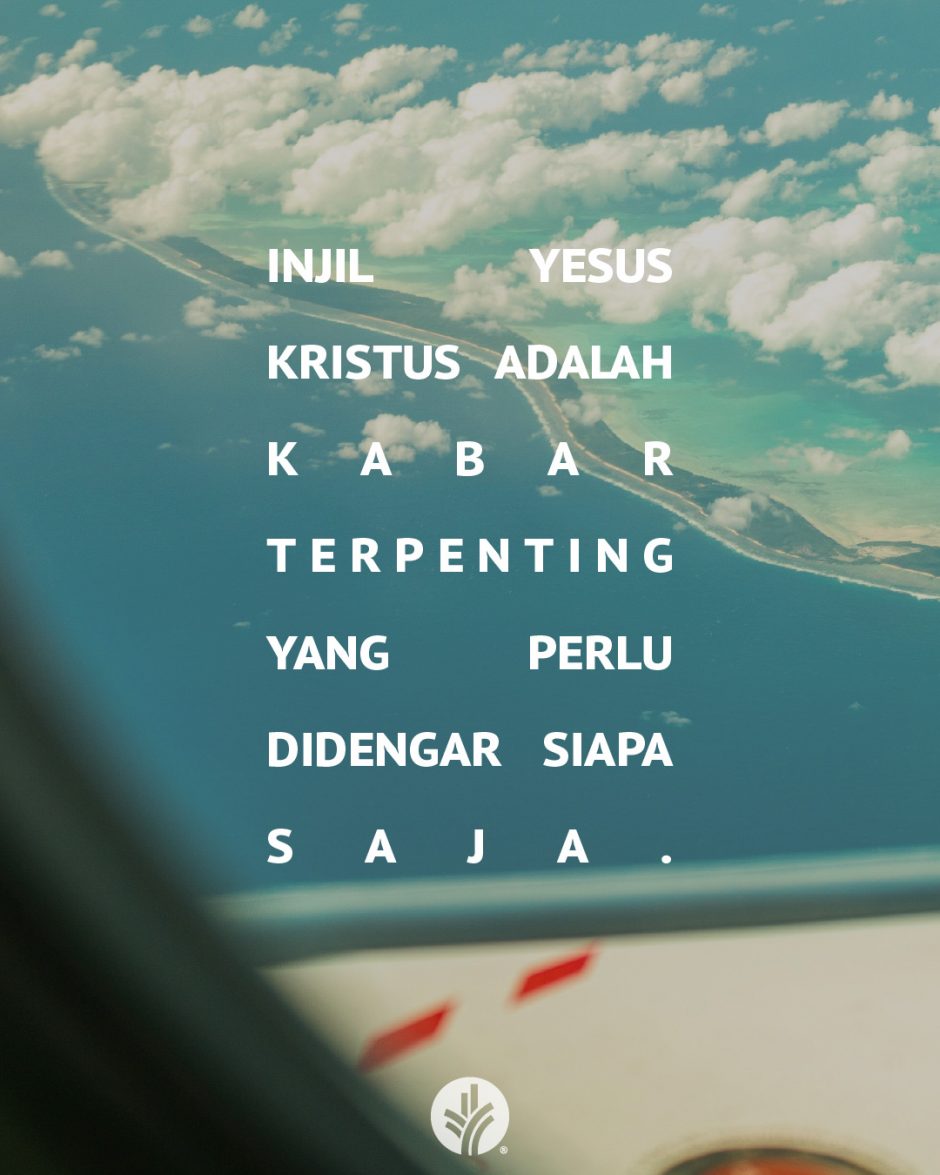 Injil Yesus Kristus adalah kabar terpenting yang perlu didengar siapa saja. Injil Yesus Kristus adalah kabar terpenting yang perlu didengar siapa saja.